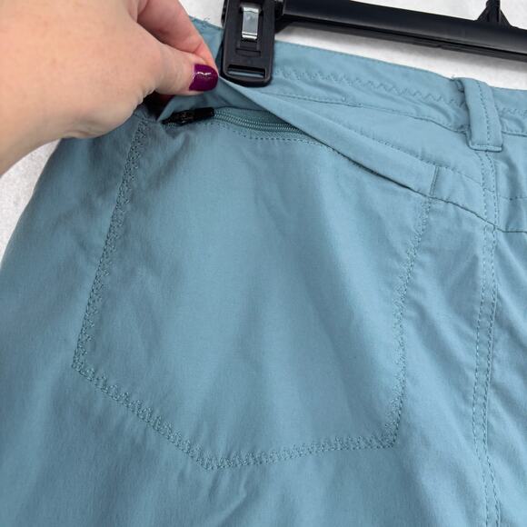 Eddie Bauer Travex Skort Size 6 Turquoise Blue Skirt with Built in Shorts Lining - Picture 8 of 11